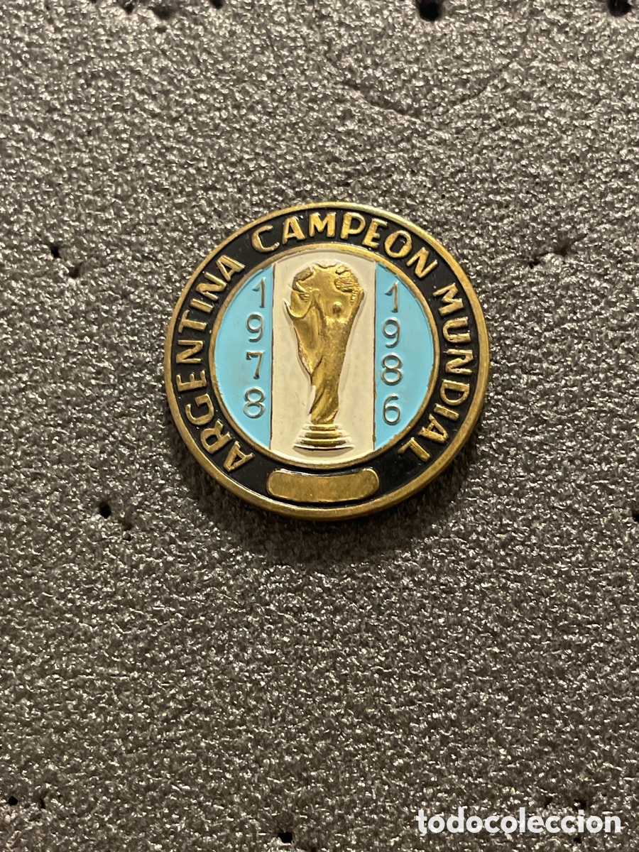 Coleccionismo deportivo: Pin AGENTINA CAMPEON MUNDIAL 1978 - 1986