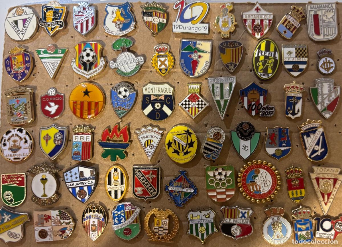 Collectionnisme sportif: Lote 60 pins f&uacute;tbol Espa&ntilde;a 7