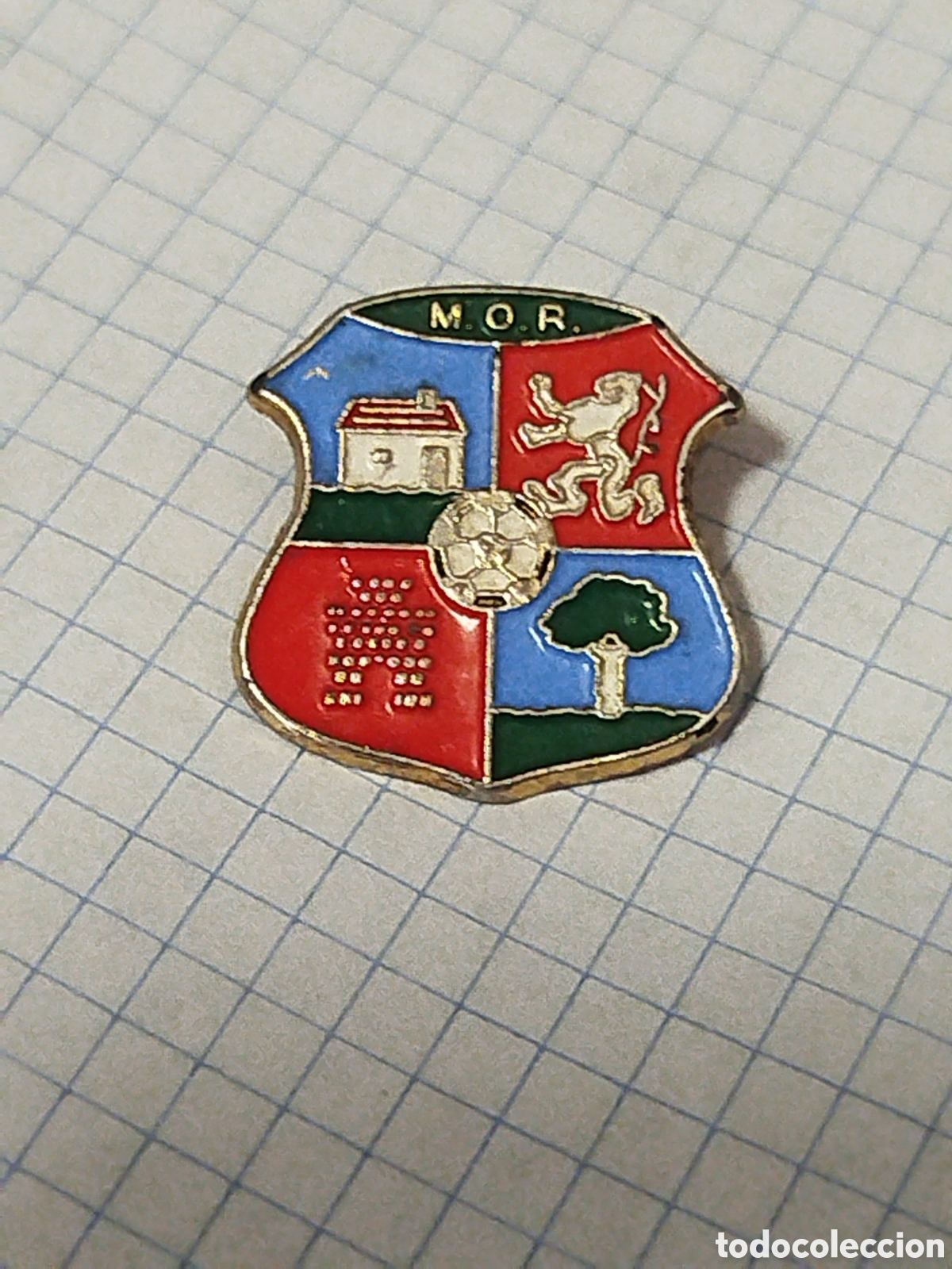Coleccionismo deportivo: PINS DE FUTBOL.MORALO CMP.CACERES