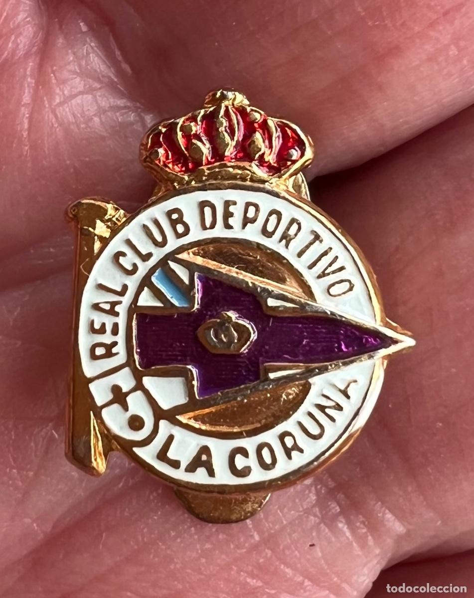 Coleccionismo deportivo: Insignia del Real Club Deportivo de La Coru&ntilde;a - Futbol