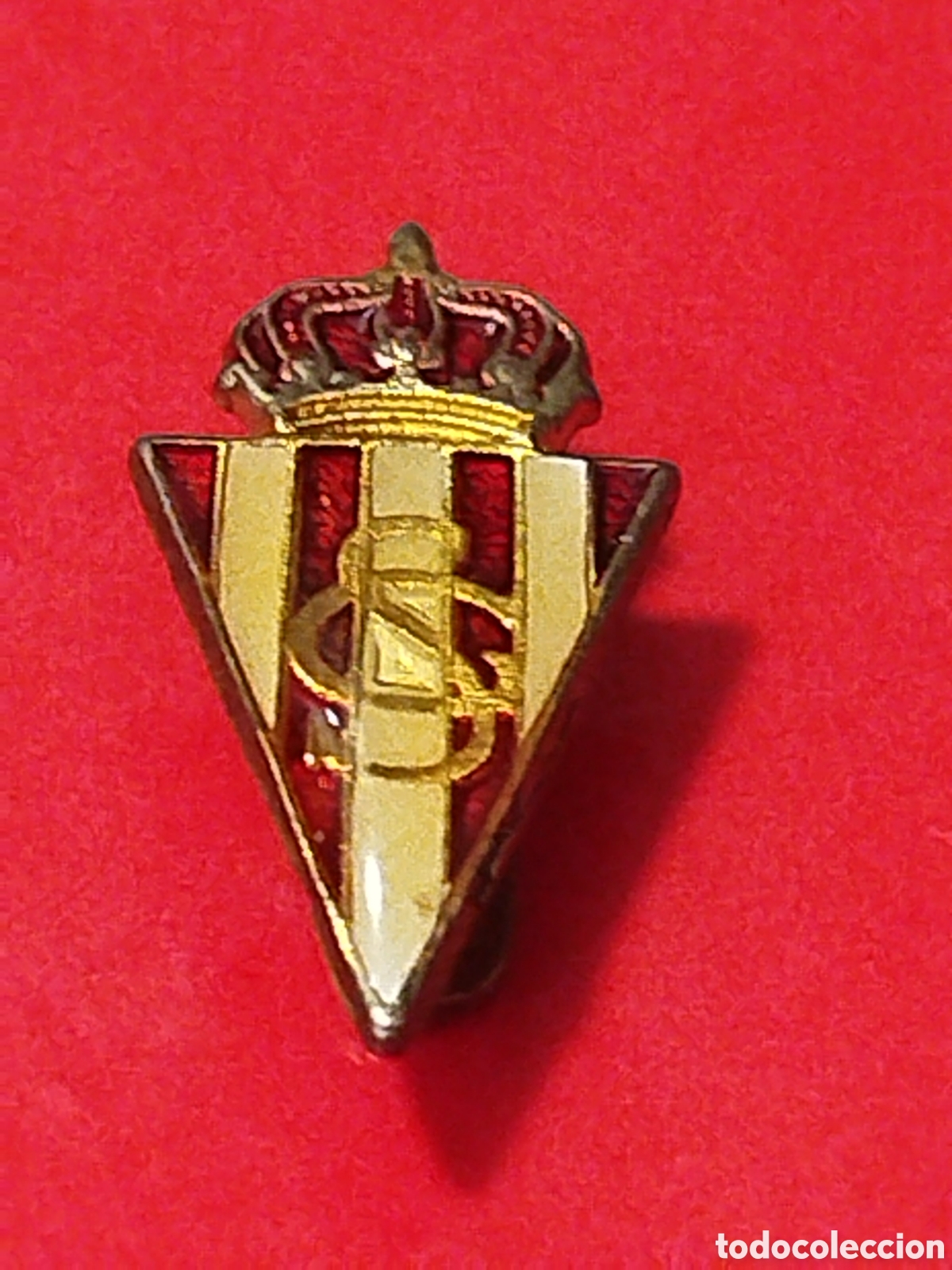 Coleccionismo deportivo: INSIGNIA DE FUTBOL SPORTING DE GIJ&Oacute;N.ASTURIAS