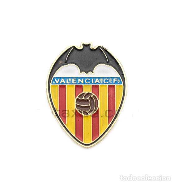 Coleccionismo deportivo: Badge Pin football clubs in Spain - Valencia CF.