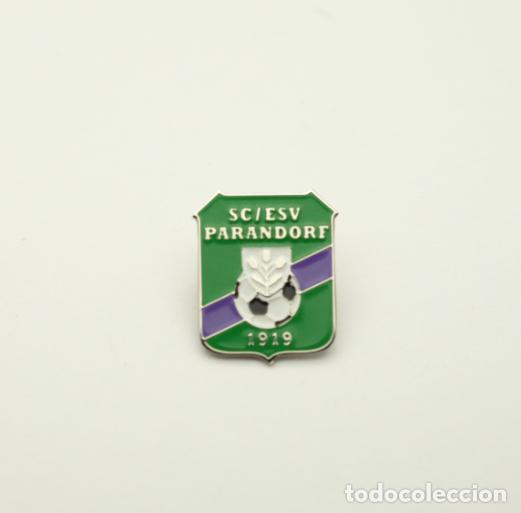 Coleccionismo deportivo: Badge Pin football clubs in Austria - SC-ESV Parndorf 1919