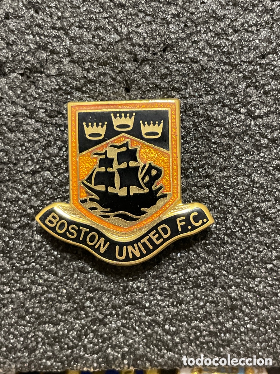 Coleccionismo deportivo: Pin 194 BOSTON UNITED F.C. - Boston