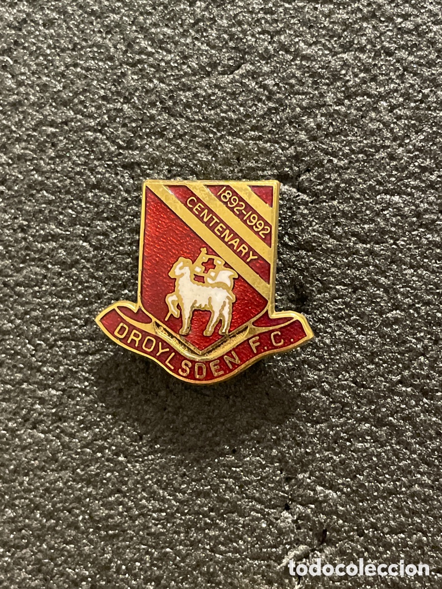 Coleccionismo deportivo: Pin 196 DROYLSDEN F.C. - Droylsden