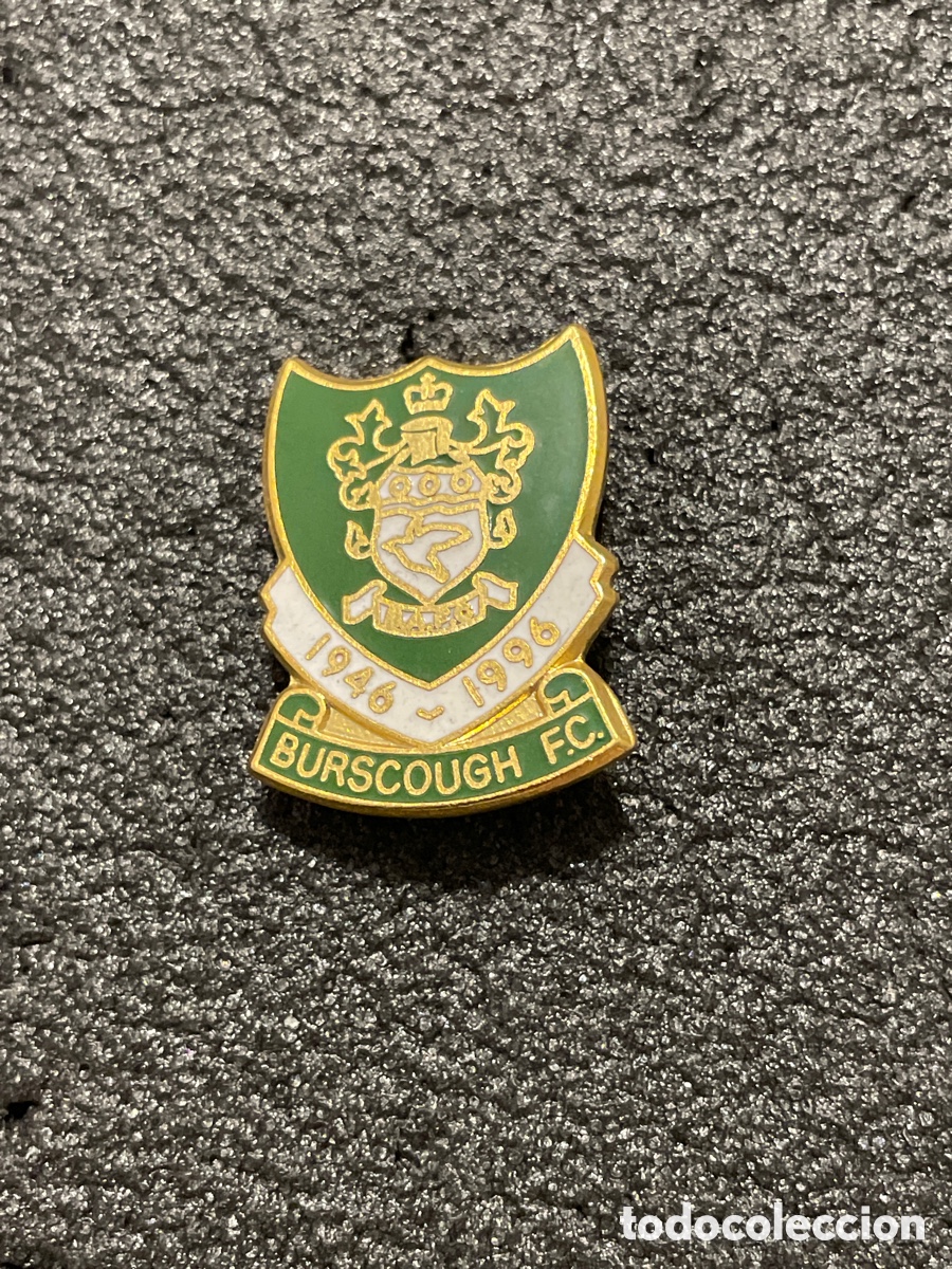 Colecionismo desportivo: Pin 233 BURSCOUGH F.C. - Burscough