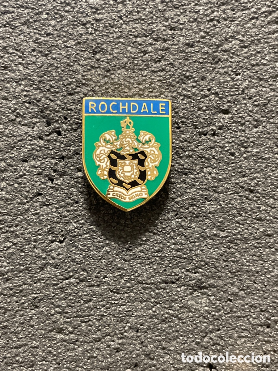 Coleccionismo deportivo: Pin 323 ROCHDALE F.C. - Rochdale