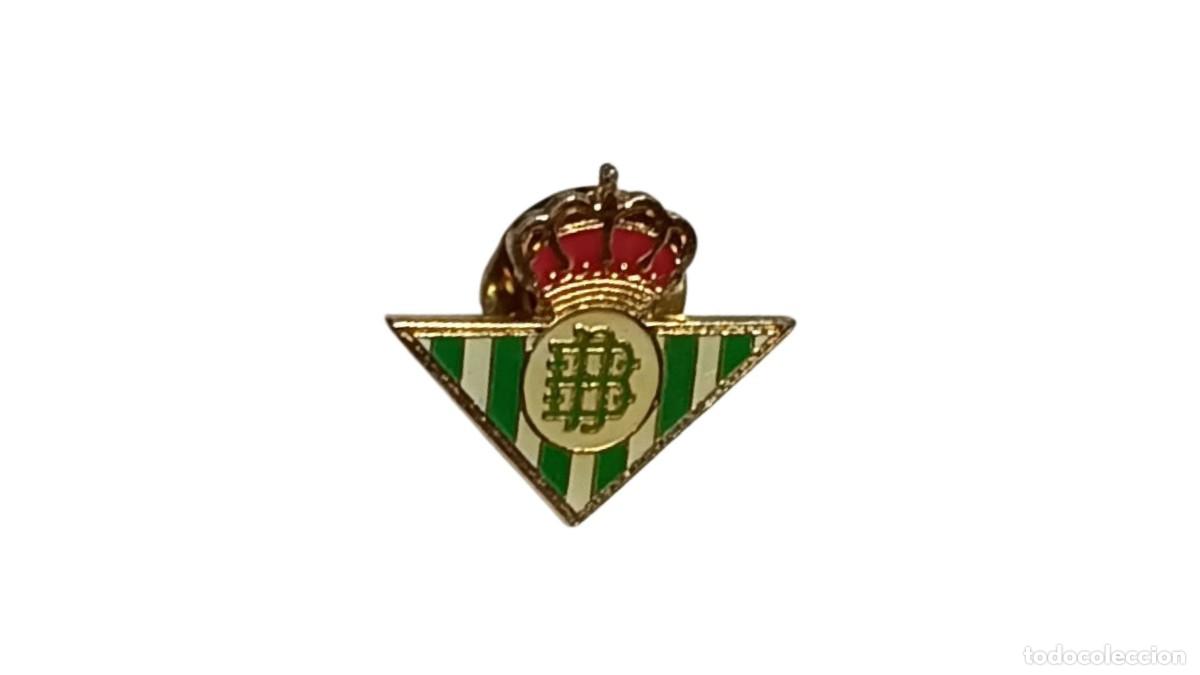 Coleccionismo deportivo: PIN REAL BETIS BALOMPI&Eacute; - ESCUDO OFICIAL - VINTAGE A&Ntilde;OS 80-90