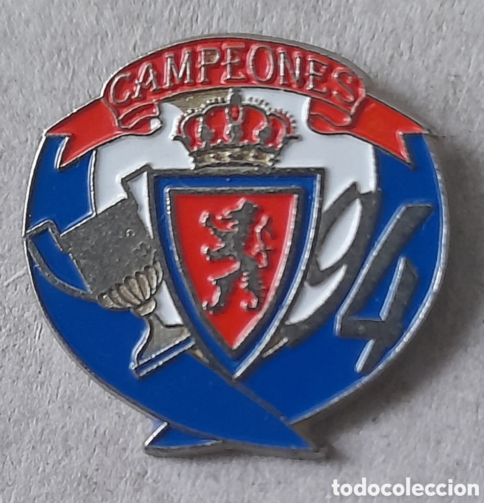 Coleccionismo deportivo: Pin real Zaragoza copa del rey 1994
