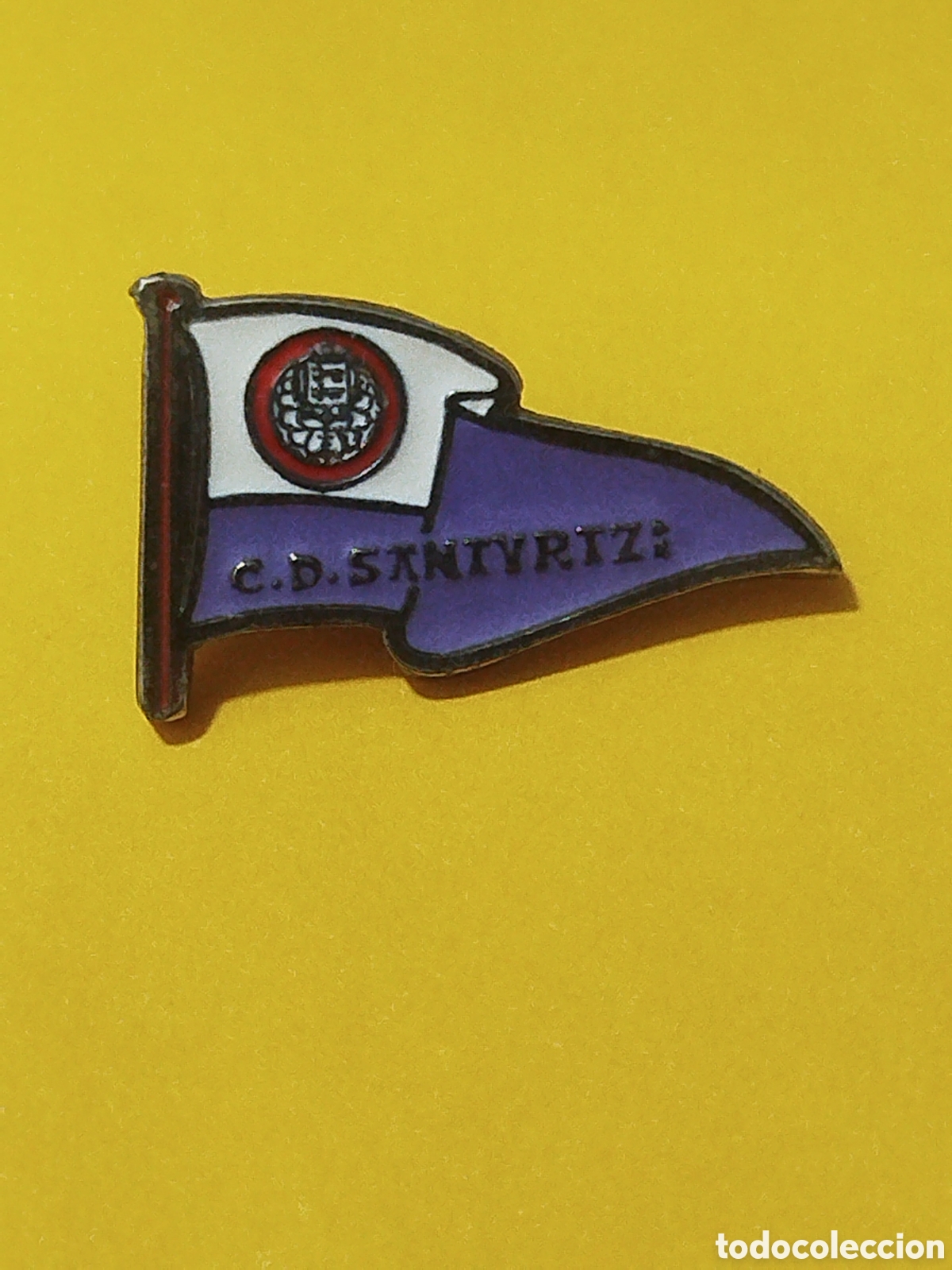 Collectionnisme sportif: PINS DE FUTBOL OFICIAL CD SANTURZI.VIZCAYA