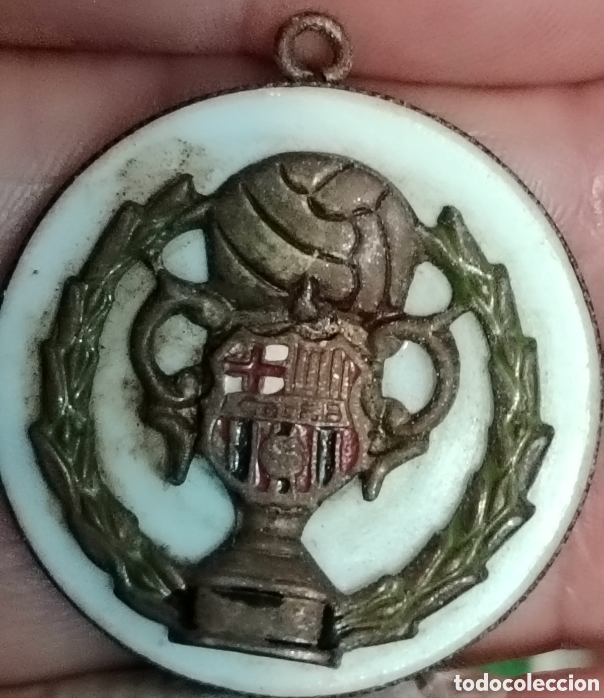 Coleccionismo deportivo: Medalla del F&uacute;tbol Club Barcelona