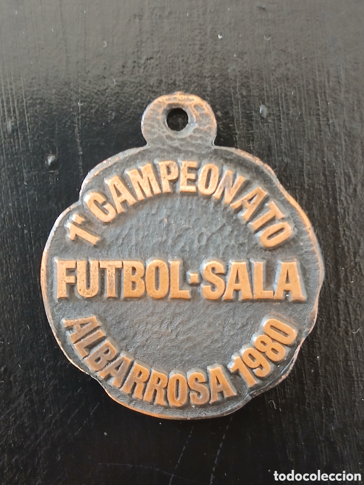 Coleccionismo deportivo: medalla futbol-sala albarros 1980