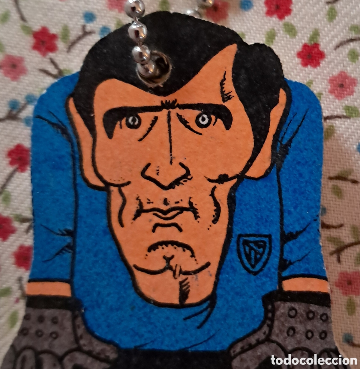 Collectionnisme sportif: Jis&eacute; Angel Iribar, portero del Athletic Club de futbol a&ntilde;os 80. Troquelado en madera. Llavero