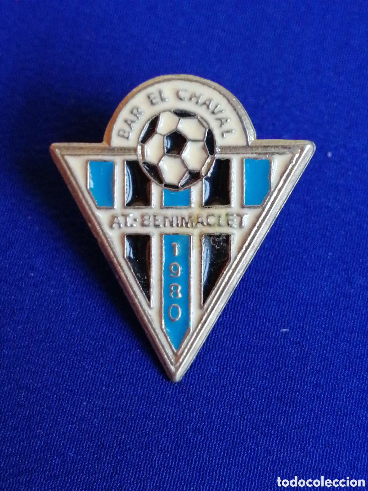 Collectionnisme sportif: ATL&Eacute;TICO BENIMACLET - BAR EL CHAVAL (VALENCIA) CLUB DE F&Uacute;TBOL PIN