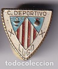 Collectionnisme sportif: ANTIGUA INSIGNIA DE OJAL DEL EQUIPO DE FUTBOL LUGO (FOOTBALL)