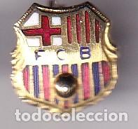 Collectionnisme sportif: ANTIGUA INSIGNIA ESMALTADA IMPERDIBLE DEL CLUB DE FUTBOL BARCELONA (FOOTBALL)