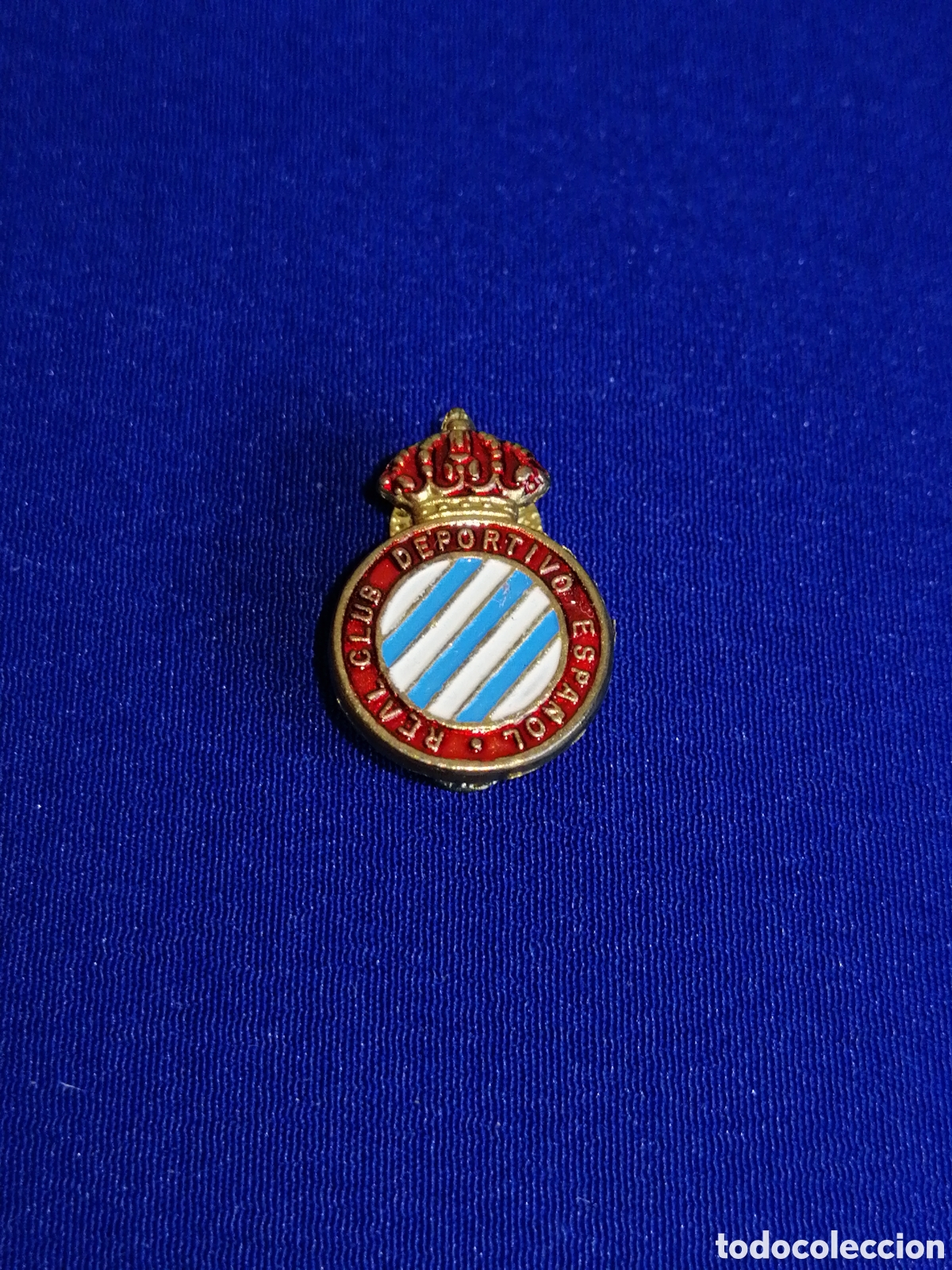 Collectionnisme sportif: REAL CLUB DEPORTIVO ESPA&Ntilde;OL INSIGNA DE OJAL