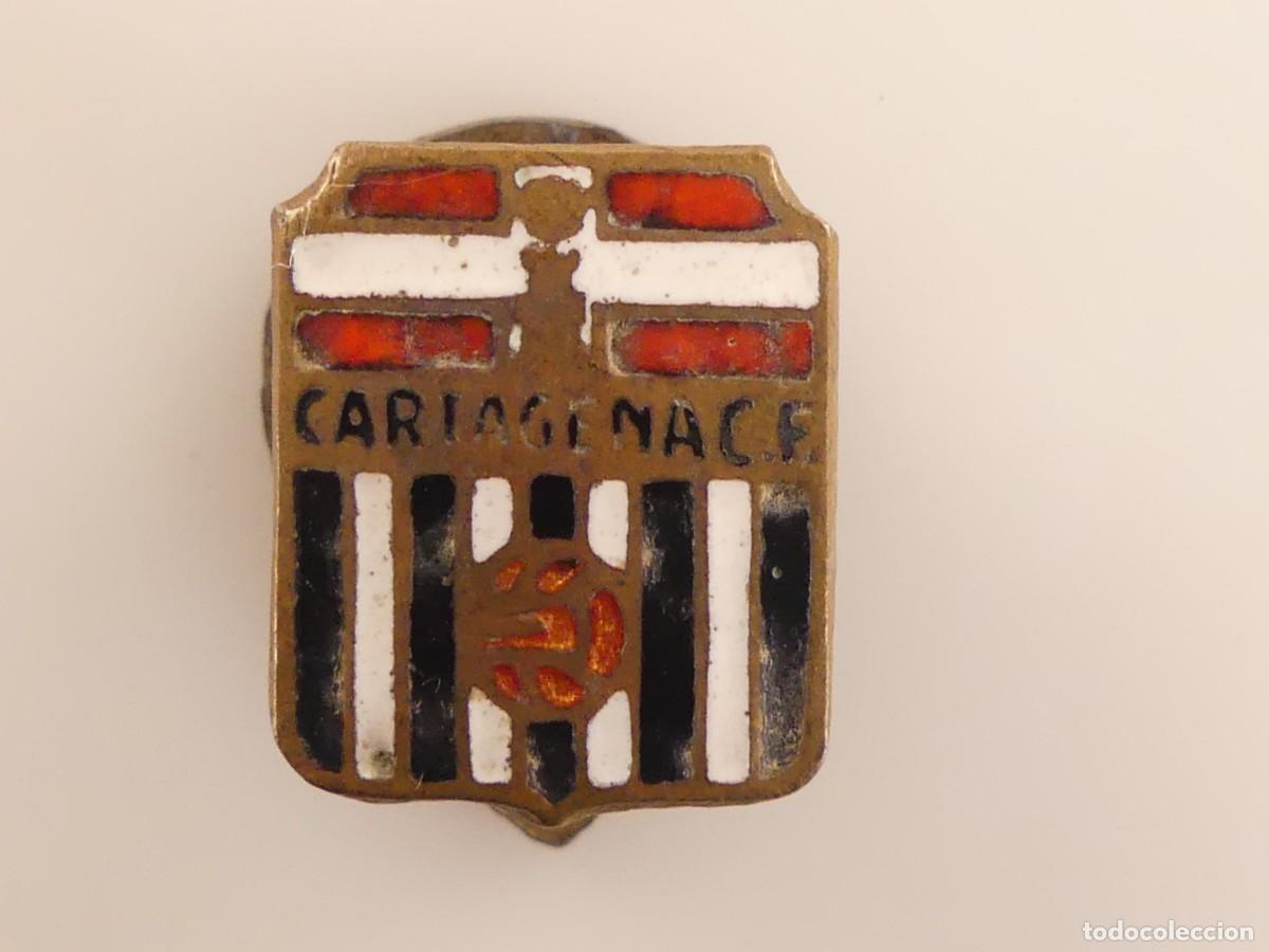 Coleccionismo deportivo: PIN INSIGNIA OJAL DE COLECCION - CARTAGENA CLUB DE FUTBOL