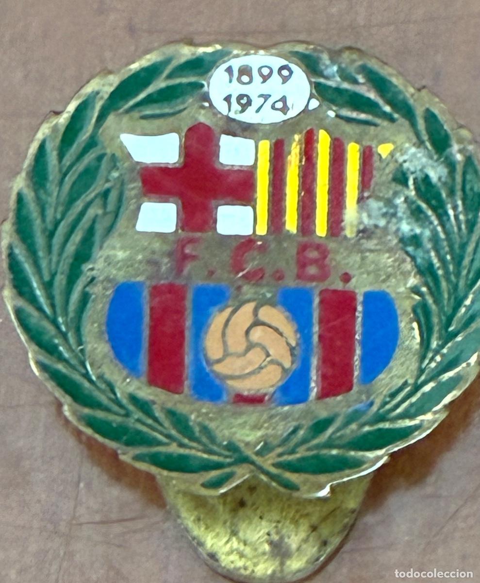 Collectionnisme sportif: FC BARCELONA. Antigua insignia de solapa