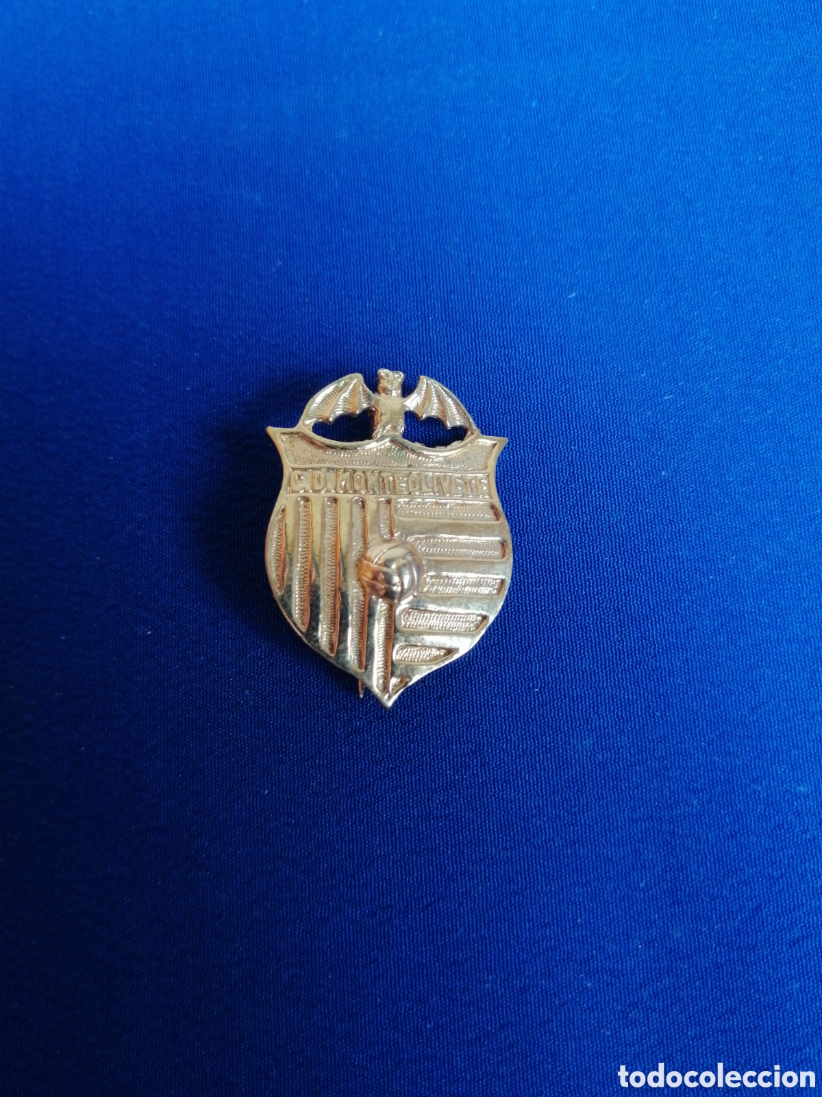 Coleccionismo deportivo: CLUB DEPORTIVO MONTEOLIVETE INSIGNIA DE ALFILER ANTIGUA