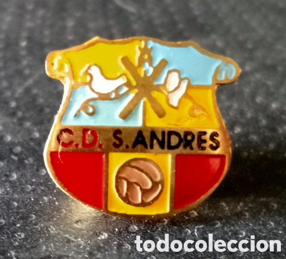 Coleccionismo deportivo: PIN F&Uacute;TBOL C D SAN ANDR&Eacute;S