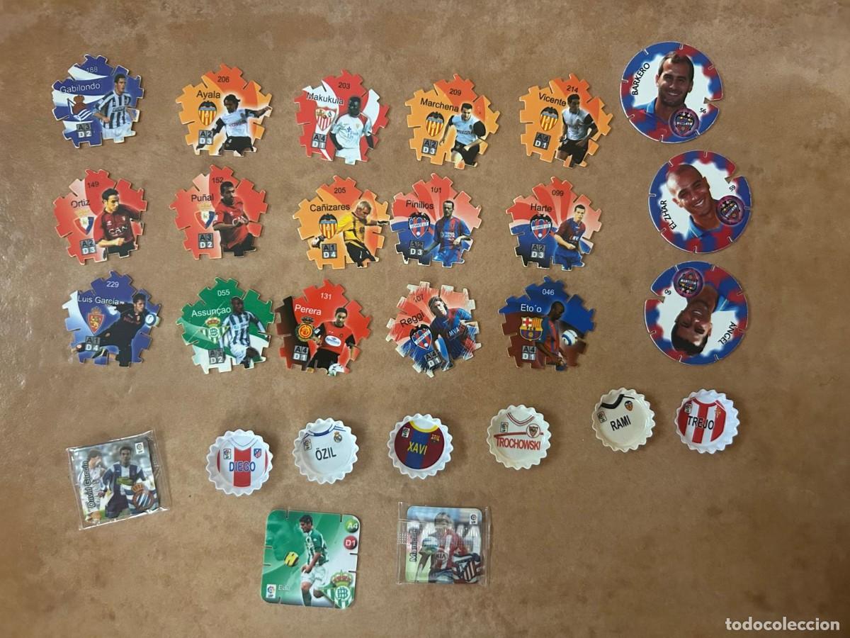 Collectionnisme sportif: Megalote Nostalgia F&uacute;tbol - Grefusa, Chapas y Fichas Coleccionables