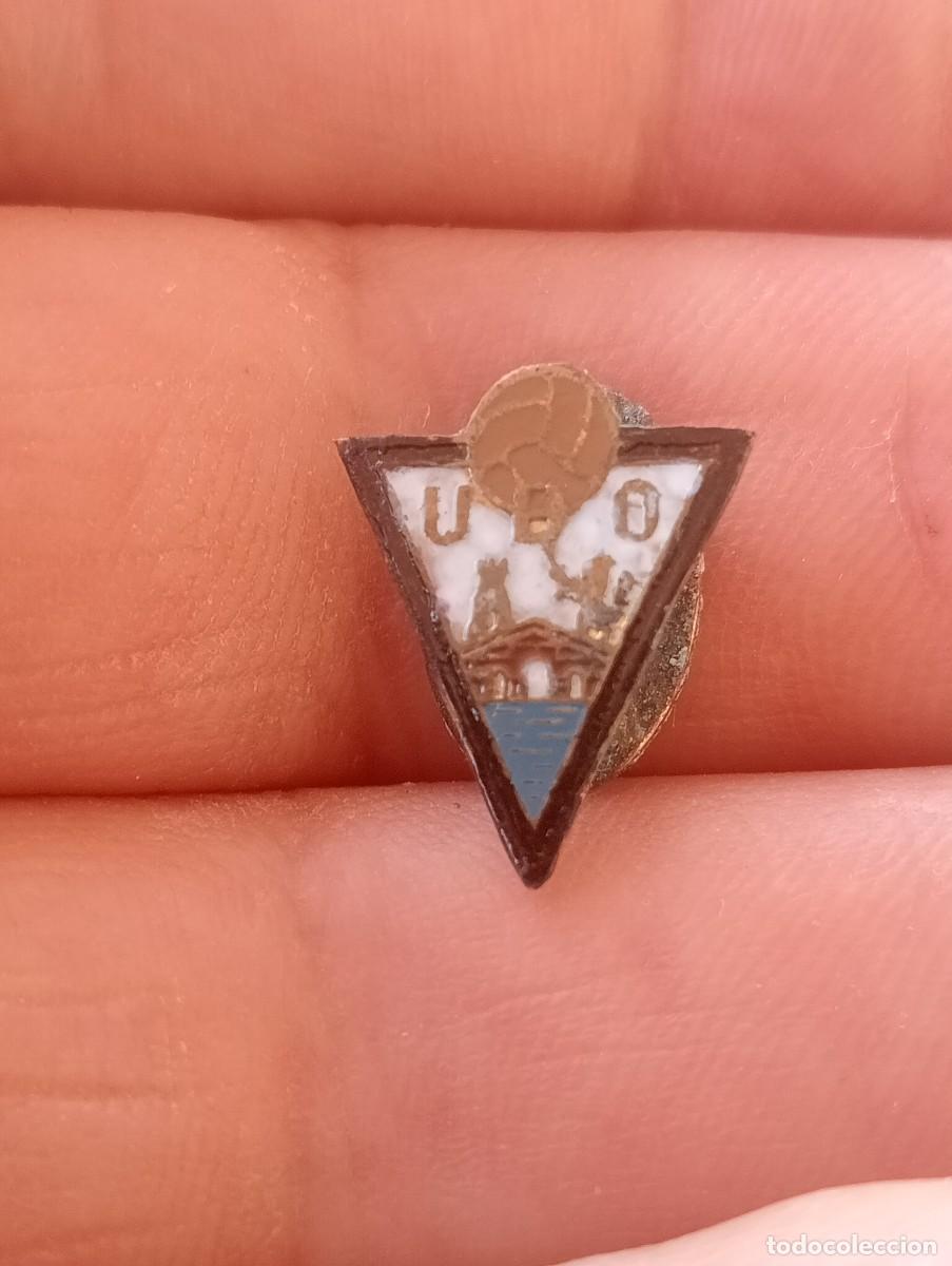 Coleccionismo deportivo: INSIGNIAS CLUB F&Uacute;TBOL UNION DEPORTIVA ORENSE GALICIA PINS , OJAL,SOLAPA,
