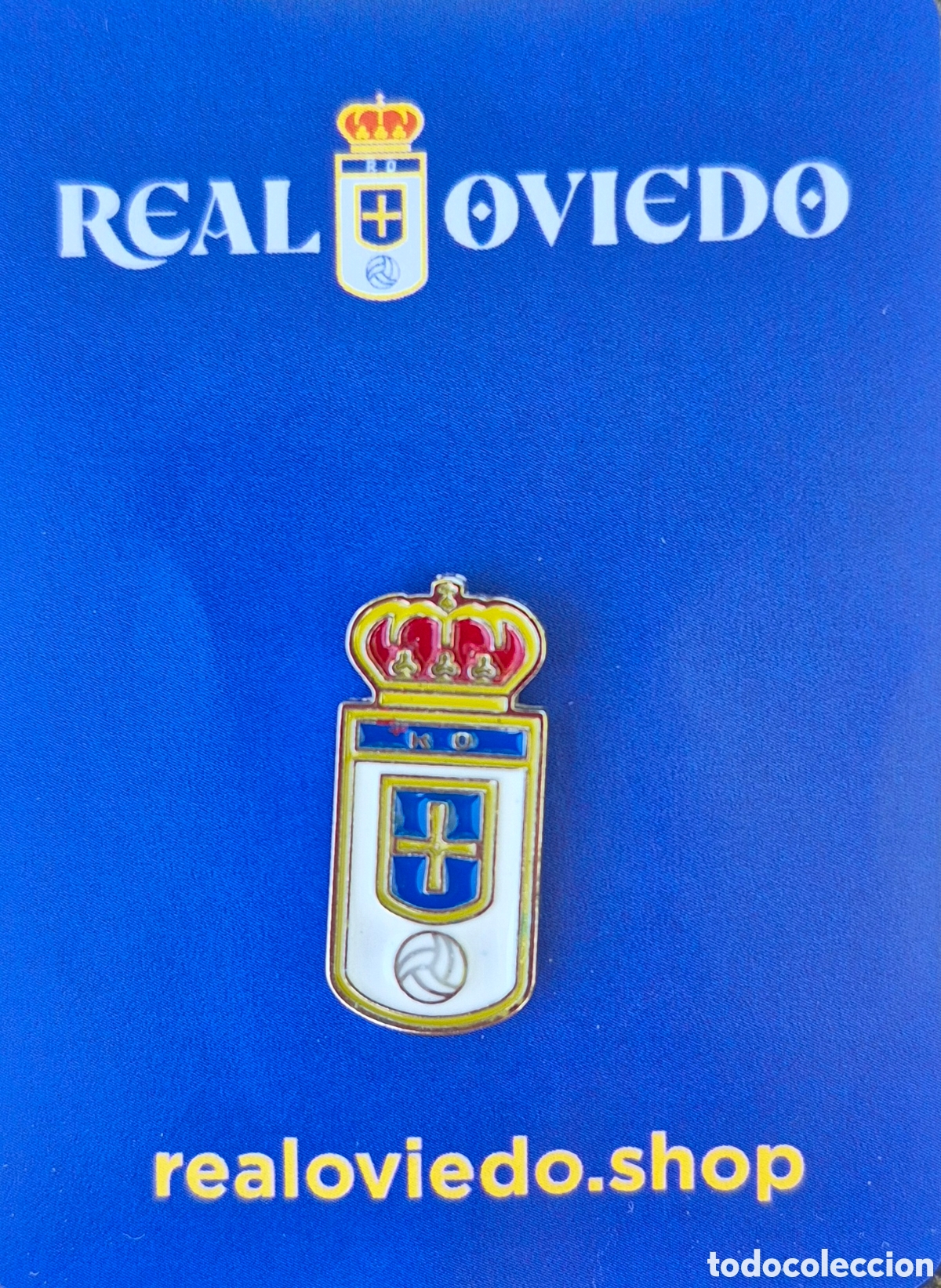 Coleccionismo deportivo: Pin Oficial del Real Oviedo - Equipo de f&uacute;tbol de Asturias