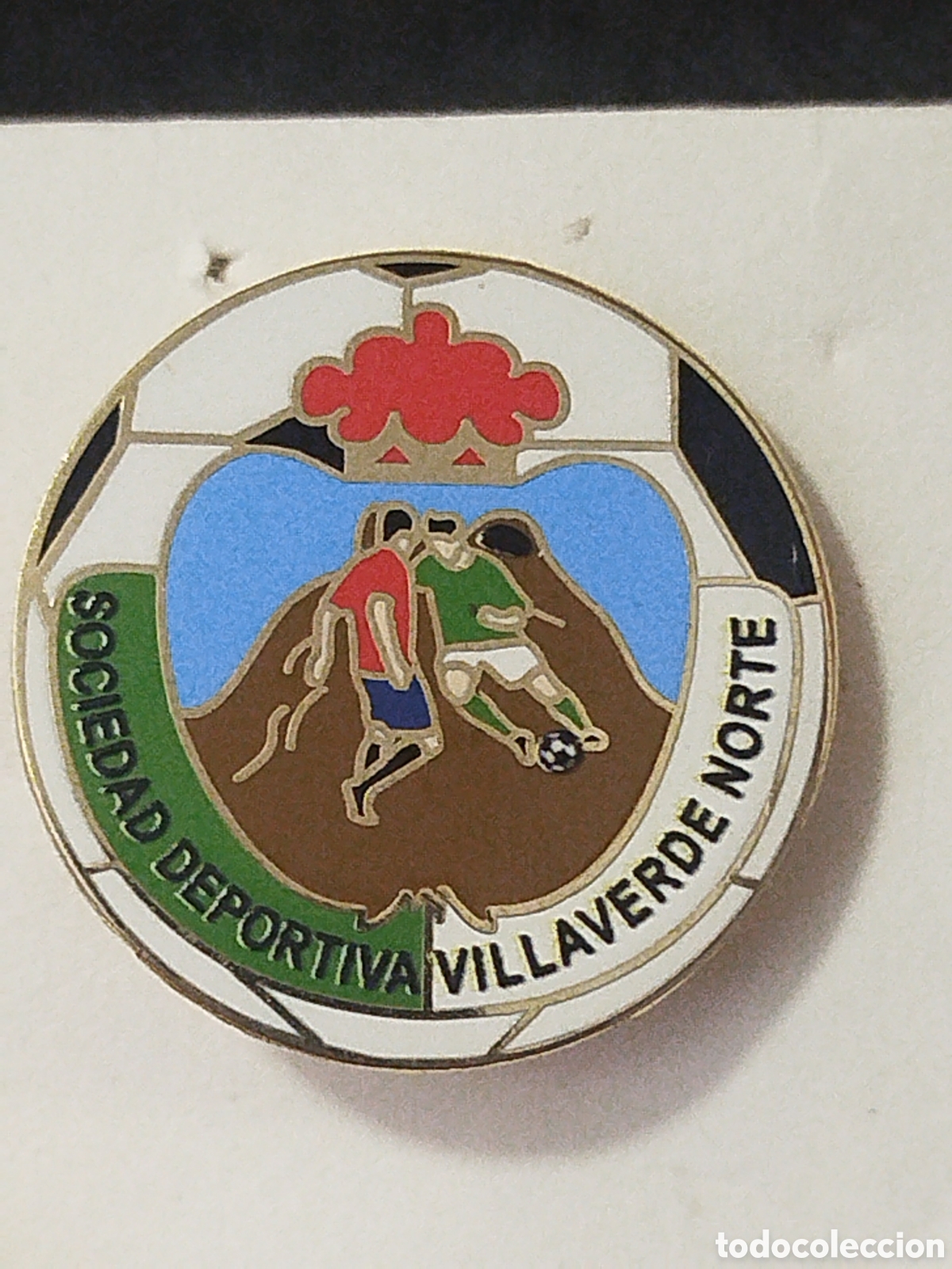 Coleccionismo deportivo: INSIGNIA DE FUTBOL SD VILLAVERDE NORTE . FUERTEVENTURA