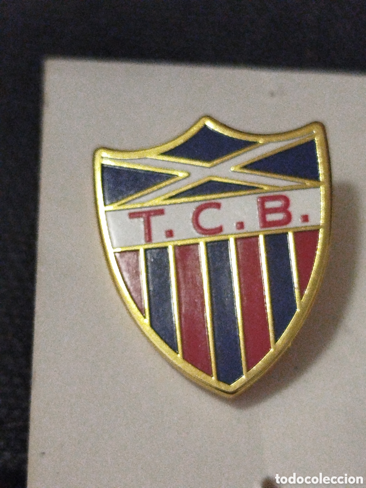 Coleccionismo deportivo: INSIGNIA DE FUTBOL TENISCA .C.B.LA PALMA