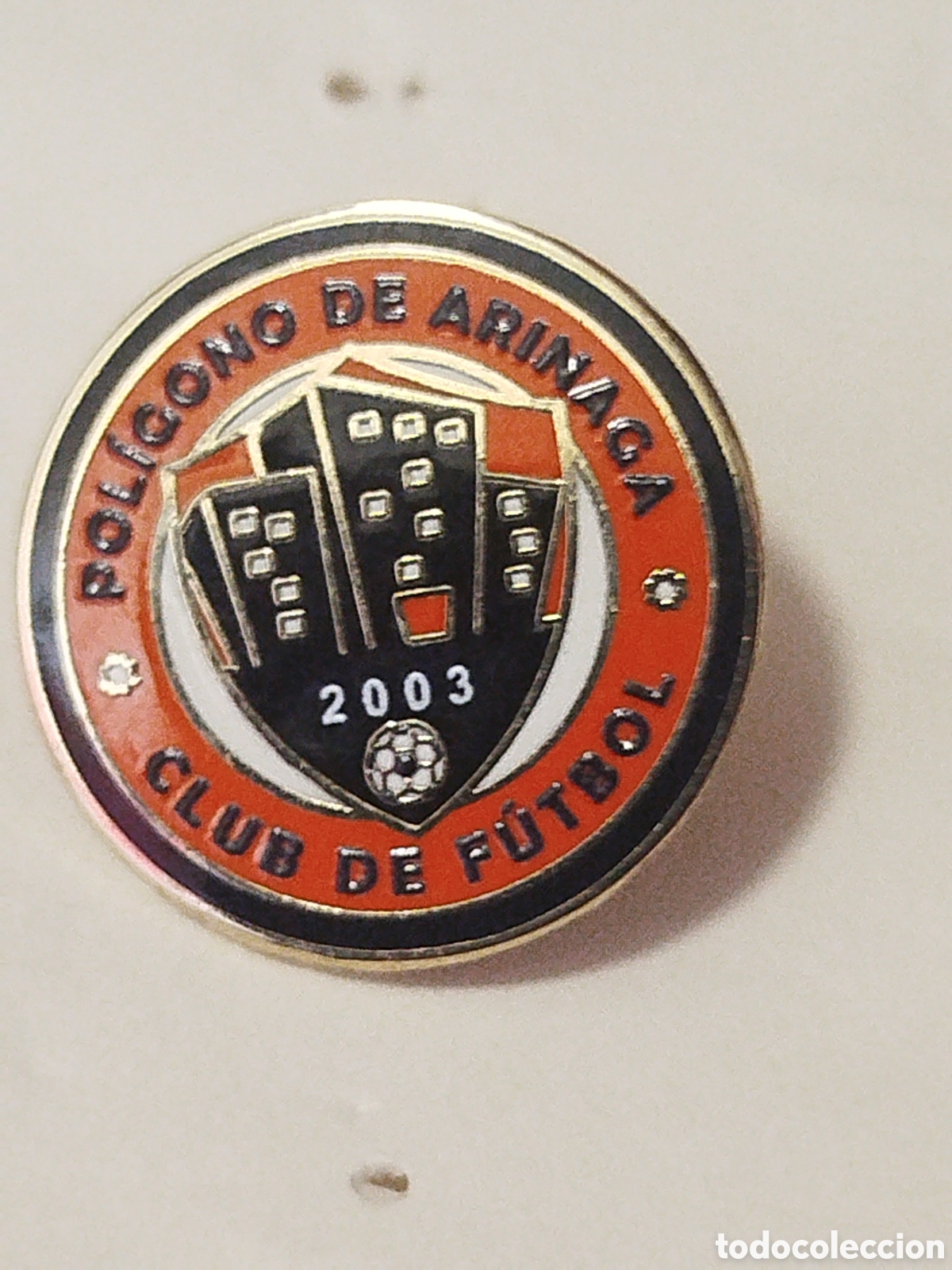 Coleccionismo deportivo: INSIGNIA DE FUTBOL POL&Iacute;GONO DE ARINAGA CF.GRAN CANARIA