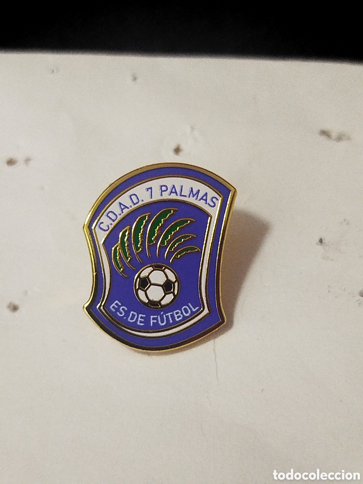 Coleccionismo deportivo: INSIGNIA DE FUTBOL C D A D.7PALMAS LAS PALMAS