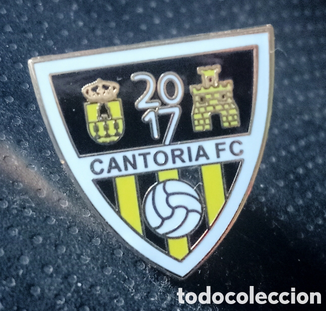 Coleccionismo deportivo: PIN F&Uacute;TBOL CANTORIA 2017 F.C