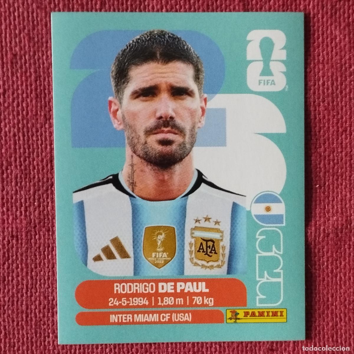 Coleccionismo deportivo: RODRIGO DE PAUL - ARG 10 - ARGENTINA - MUNDIAL DE FUTBOL - FIFA WORLD CUP 2026