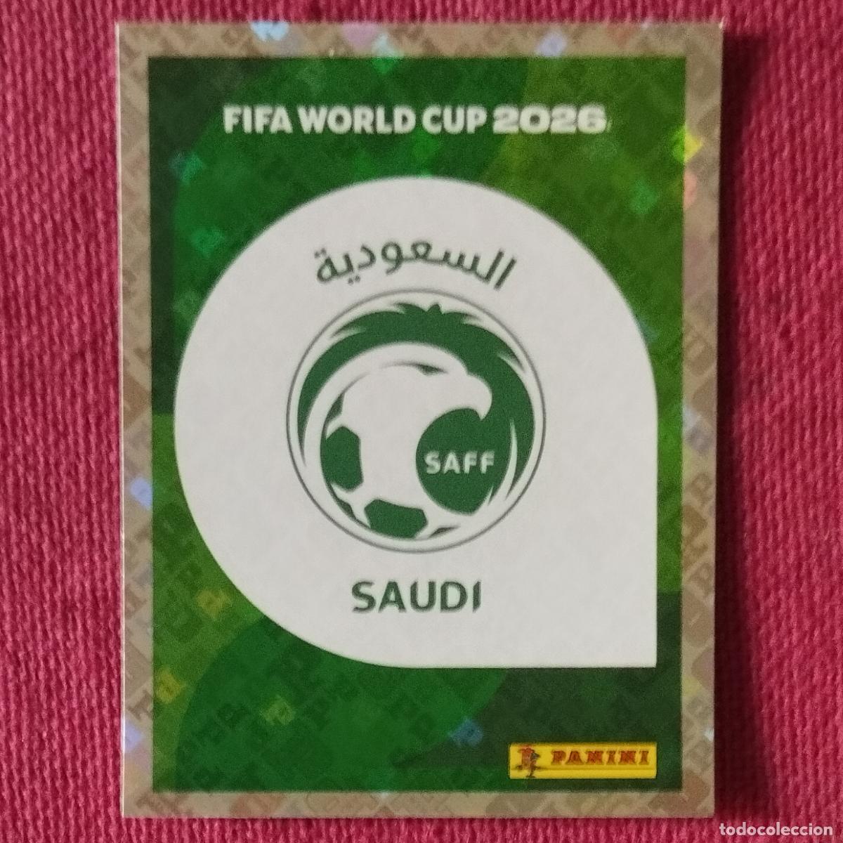 Coleccionismo deportivo: ESCUDOO ARABIA SAUDI - KSA 1 - MUNDIAL DE FUTBOL - FIFA WORLD CUP 2026