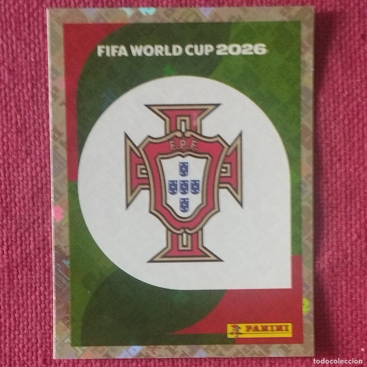 Coleccionismo deportivo: ESCUDOO DE PORTUGAL - POR 1 - MUNDIAL DE FUTBOL - FIFA WORLD CUP 2026