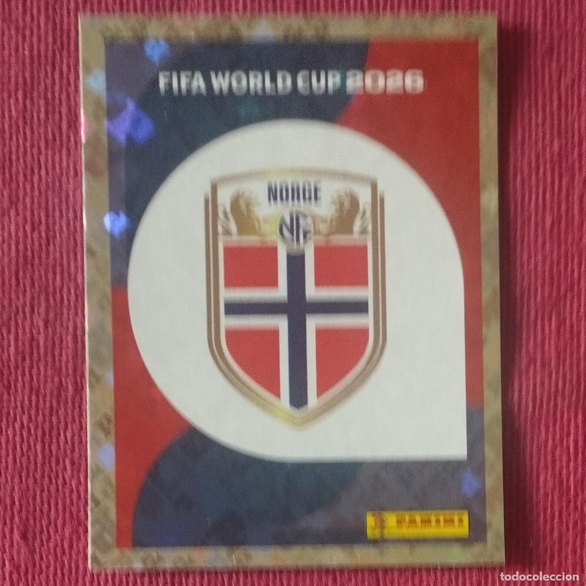 Coleccionismo deportivo: ESCUDOO DE NORUEGA - NOR 1 - MUNDIAL DE FUTBOL - FIFA WORLD CUP 2026
