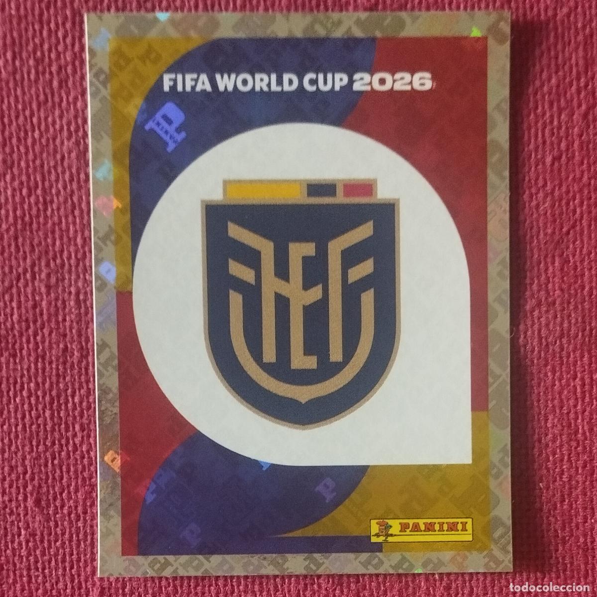 Coleccionismo deportivo: ESCUDOO DE ECUADOR - ECU 1 - MUNDIAL DE FUTBOL - FIFA WORLD CUP 2026