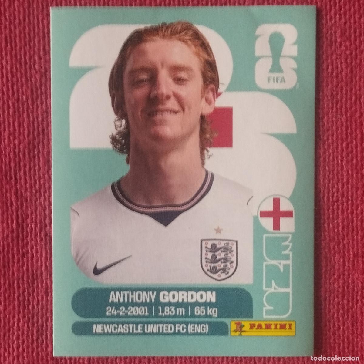 Coleccionismo deportivo: ANTHONY GORDON - ENG 15 - INGLATERRA - MUNDIAL DE FUTBOL - FIFA WORLD CUP 2026
