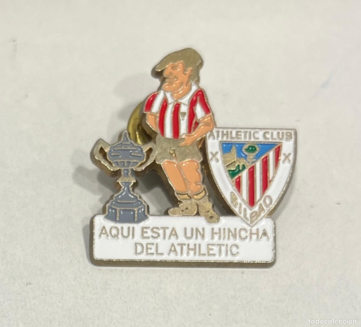 Coleccionismo deportivo: PIN+L AQUI ESTA UN HINCHA DEL ATHLETIC CLUB DE BILBAO