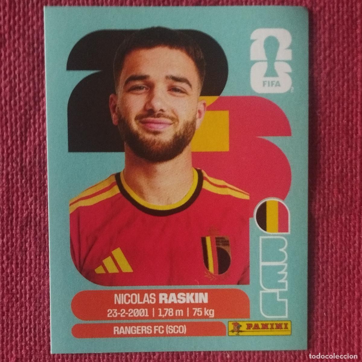 Coleccionismo deportivo: NICOLAS RASKIN - BEL 11 - BELGICA - MUNDIAL DE FUTBOL - FIFA WORLD CUP 2026