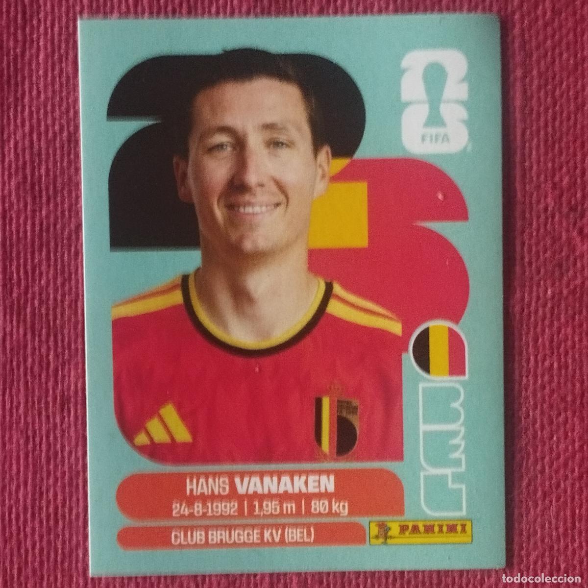Coleccionismo deportivo: HANS VANAKEN - BEL 14 - BELGICA - MUNDIAL DE FUTBOL - FIFA WORLD CUP 2026