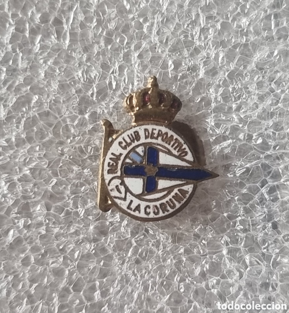 Coleccionismo deportivo: Pin insignia esmaltada del Deportivo de la Coru&ntilde;a 1930