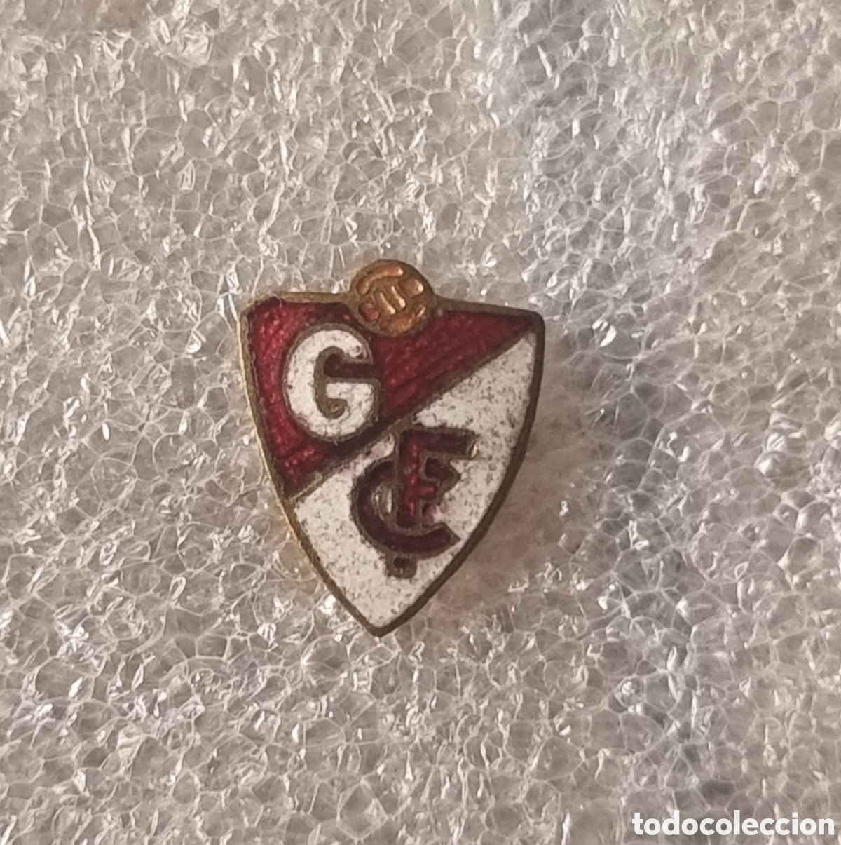 Coleccionismo deportivo: Pin insignia esmaltada del Granada C.F. a&ntilde;os 50
