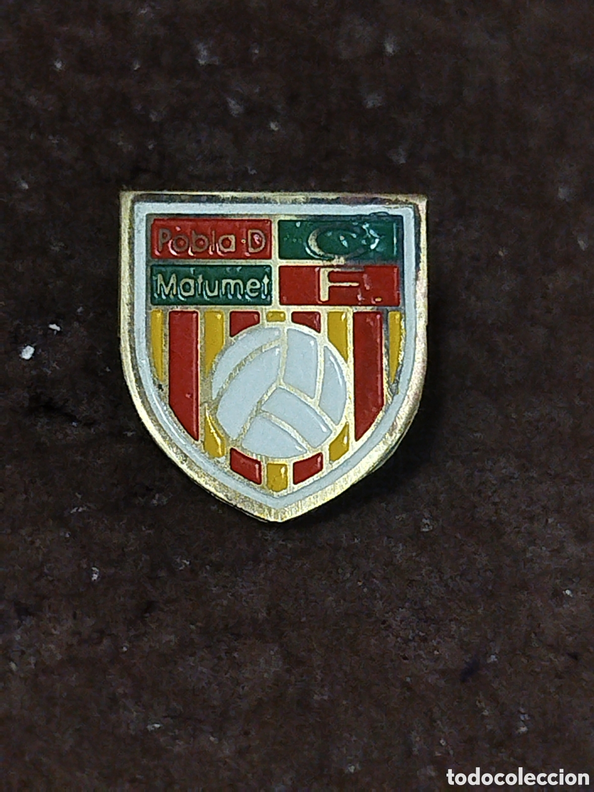 Coleccionismo deportivo: PINS DE FUTBOL POBLA D MAFUMET TARRAGONA