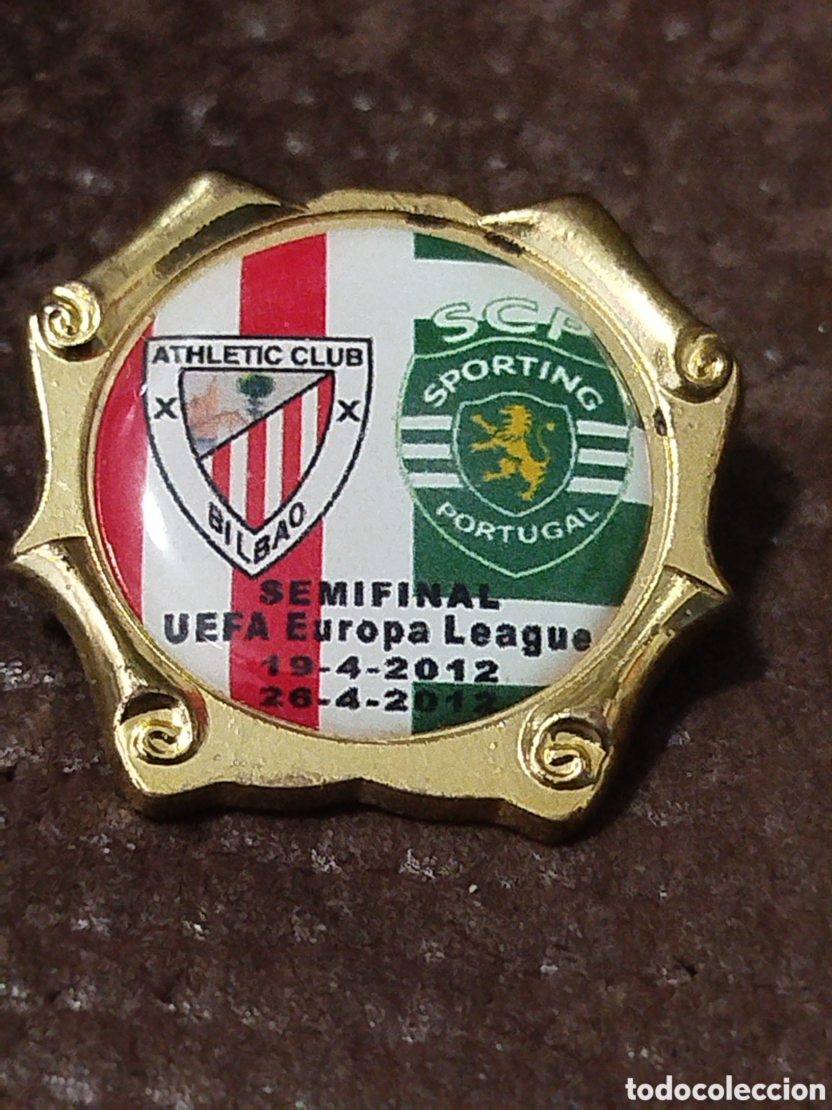Coleccionismo deportivo: PINS DE futbol.CONMEMORATIVO.SEMIFINALES EUROPA LEGUE.