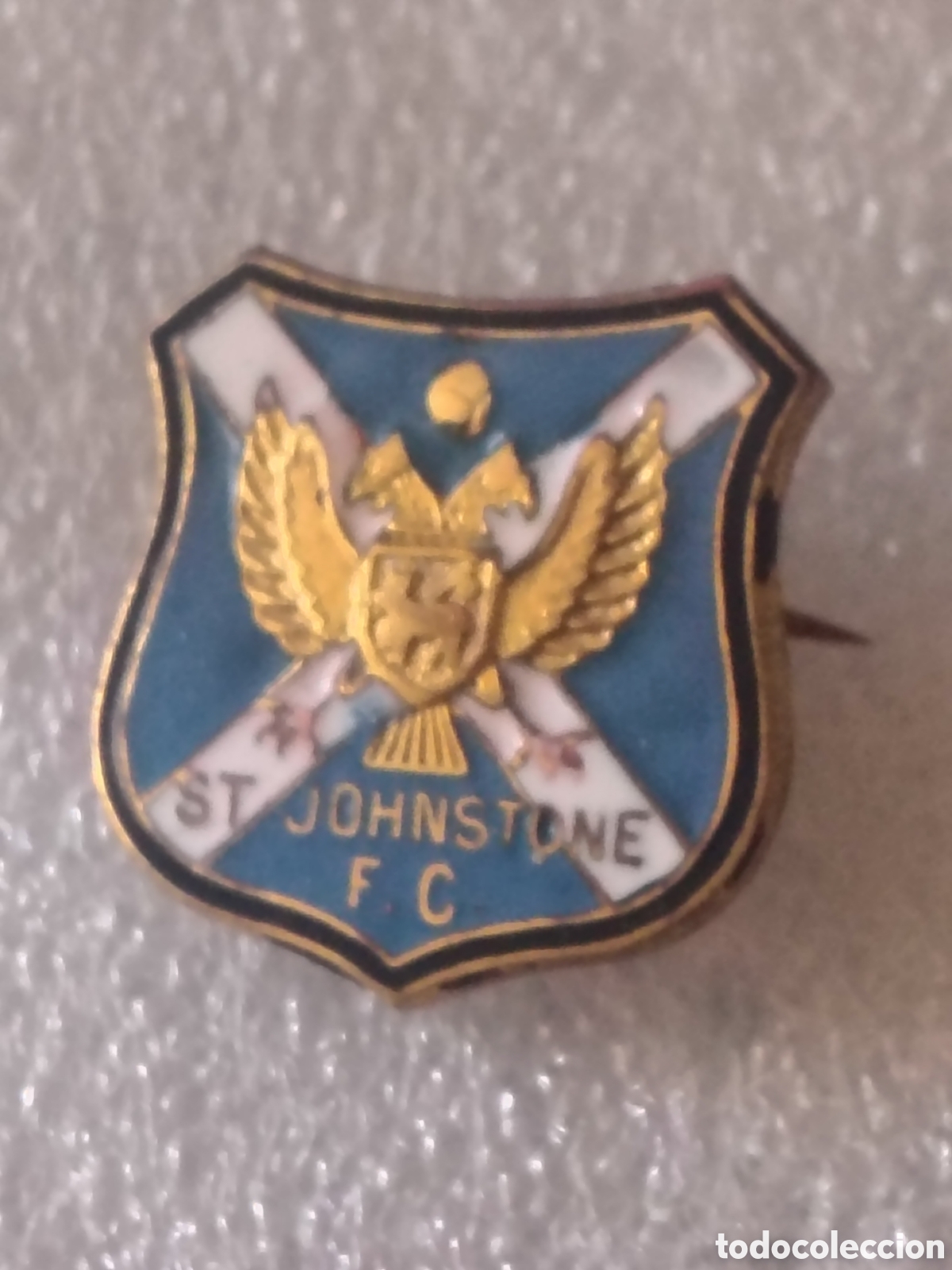Coleccionismo deportivo: PIN F&Uacute;TBOL INSIGNIA, JOHNSTONE FOOTBALL CLUB, ESCOCIA