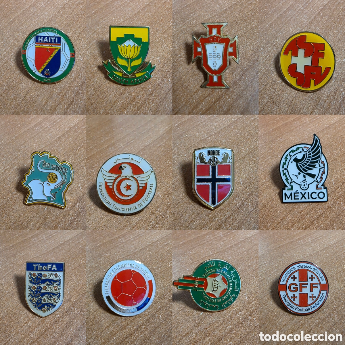 Coleccionismo deportivo: Pins de futbol de selecciones