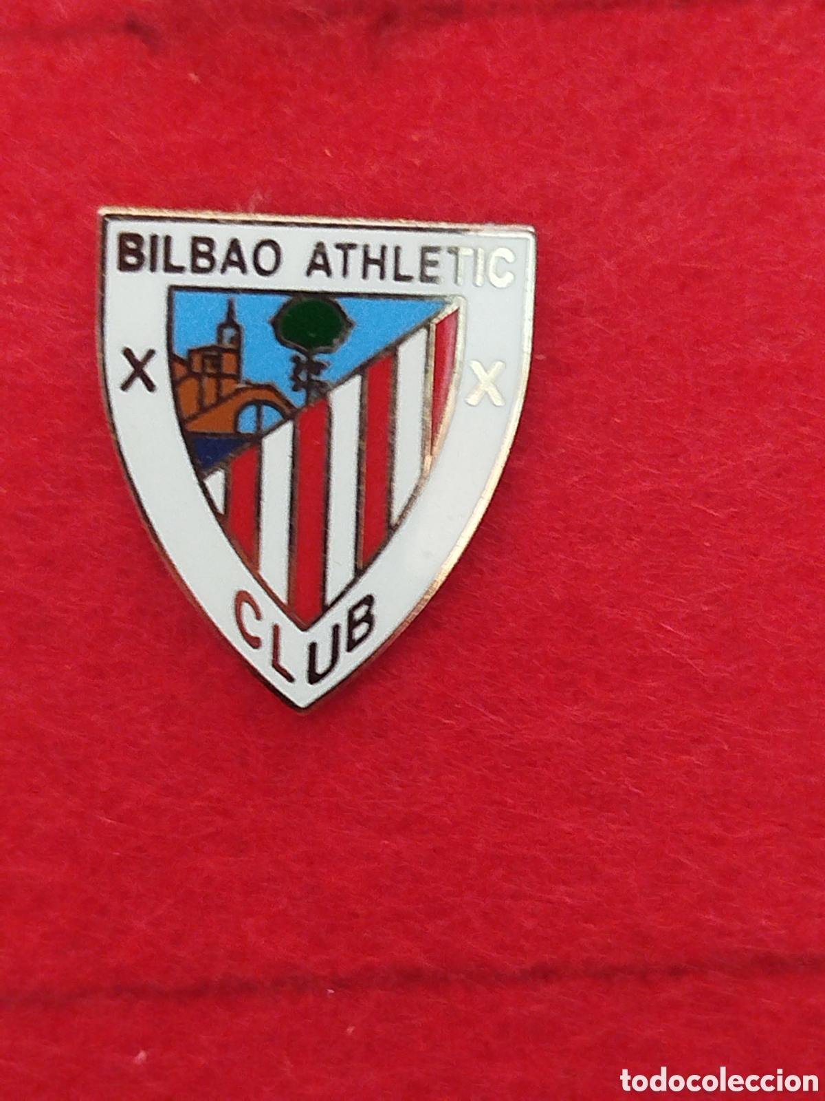 Coleccionismo deportivo: INSIGNIA DE FUTBOL BILBAO ATHLETIC CLUB