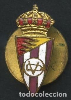 Coleccionismo deportivo: F&Uacute;TBOL, INSIGNIA DE SOLAPA, PIN ANTIGUO, CLUB REAL VALLADOLID